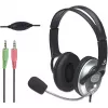 Manhattan Classic Stereo ausinės su mikrofonu, 3,5 mm, 2,5 m laidas