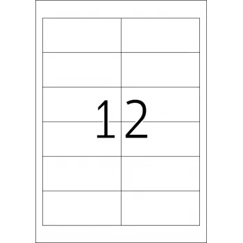 Lipnios etiketės HERMA A4 97x42,3 mm 300 vnt.
