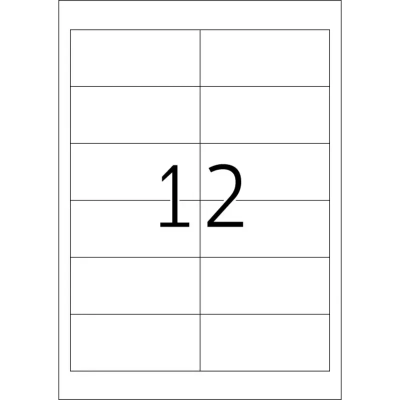Lipnios etiketės HERMA A4 97x42,3 mm 300 vnt.