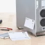Lipnūs etikečių lapai HERMA 4664 A4 210x99 mm balta perforuota matinė 300 vnt.