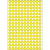 Lipnūs apskritimai HERMA 5632 geltoni 8 mm