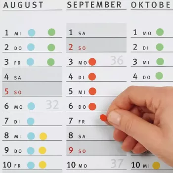 Įvairių paskirčių lipdukai HERMA 5632 vnt mėlyni apvalūs 8 mm