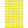 HERMA apvalūs geltoni lipdukai 13 mm, 2464 vnt.