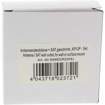 InLine 69983 Ekranuotas anteninis lizdas AP/UP rinkinys