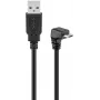 USB 2.0 Hi-Speed laidas Goobay 95343 90° juodas 1,8 m