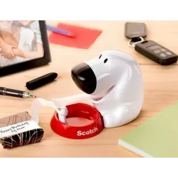 Juostos dozatorius 3M Scotch C31 juoda raudona balta Dog-810