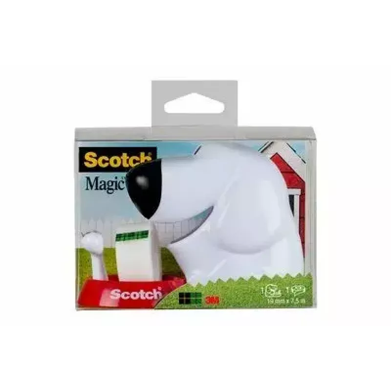 Juostos dozatorius 3M Scotch C31 juoda raudona balta Dog-810