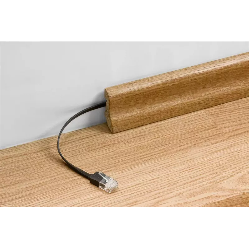 Pločiasis jungiamasis kabelis Goobay CAT 6A U/UTP žalias 5 m