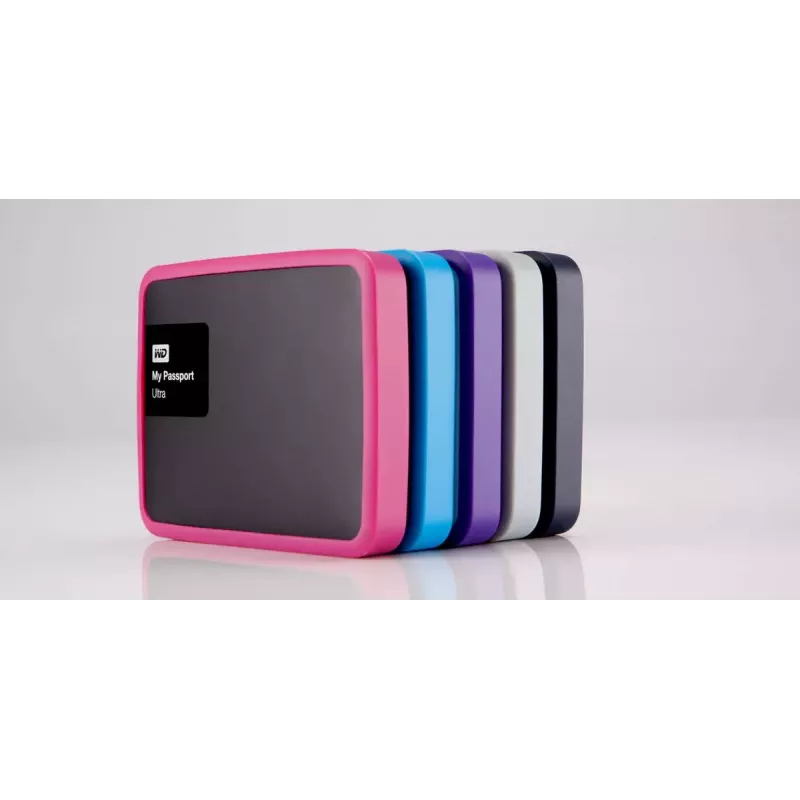 Western Digital Grip Pack Violet – rankena ir USB 3.0 laidas, violetinė