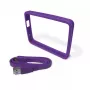Western Digital Grip Pack Violet – rankena ir USB 3.0 laidas, violetinė
