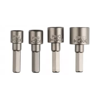 Bosch 2609255904 galvučių rinkinys su 1/4 colio šešiabriauniu kotu, 4 dalių