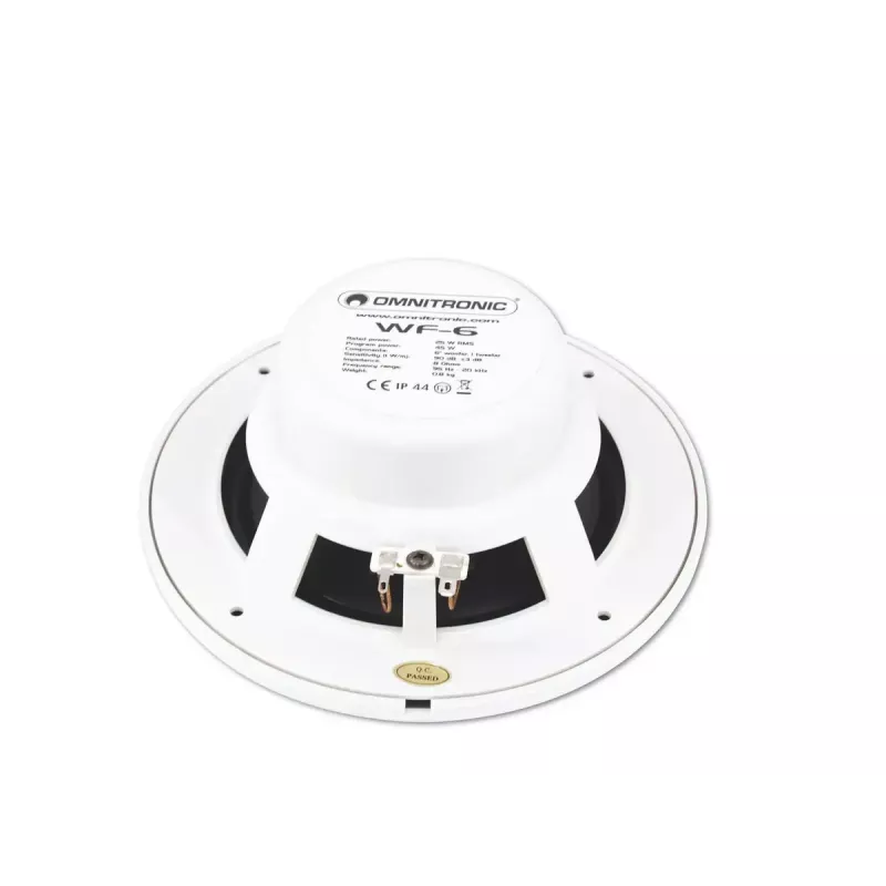 Belaidis garsiakalbis Omnitronic 80710865 baltas 25 W