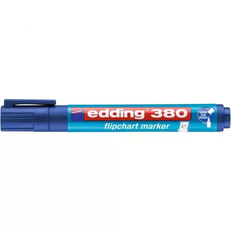Markeris Edding 4-380 – mėlynas, šratinukas, 1 vnt., 16,6 g