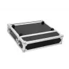 Kietas aliumininis dėklas Roadinger 30126020 juodas sidabrinis 535x510x140 mm