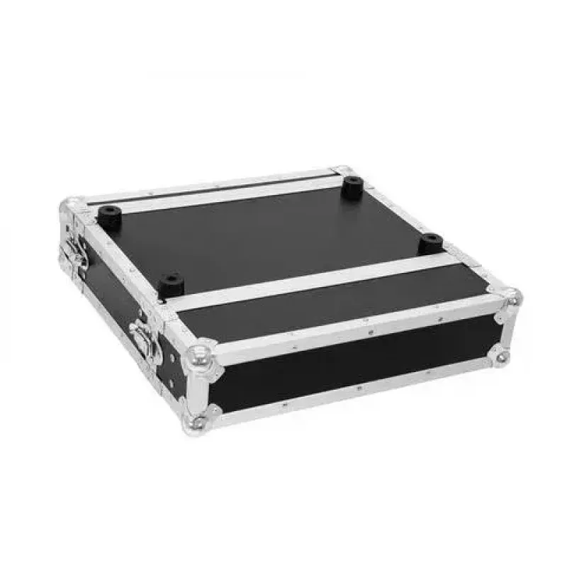 Kietas aliumininis dėklas Roadinger 30126020 juodas sidabrinis 535x510x140 mm