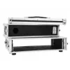 Kietas aliumininis dėklas Roadinger 30126020 juodas sidabrinis 535x510x140 mm