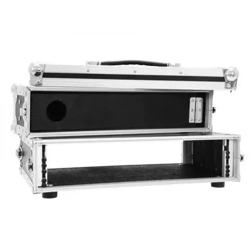 Kietas aliumininis dėklas Roadinger 30126020 juodas sidabrinis 535x510x140 mm