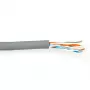 CAT5E F/UTP kietas kabelis ACT FS100H 100 m pilkas