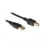 Ewent EC2403 USB 2.0 laidas 3 m USB A – USB B juodas