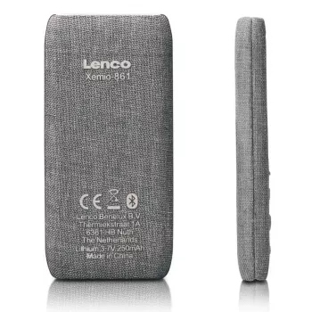 MP4 grotuvas Lenco Xemio-861 8 GB pilka USB 3.2 FM radijas