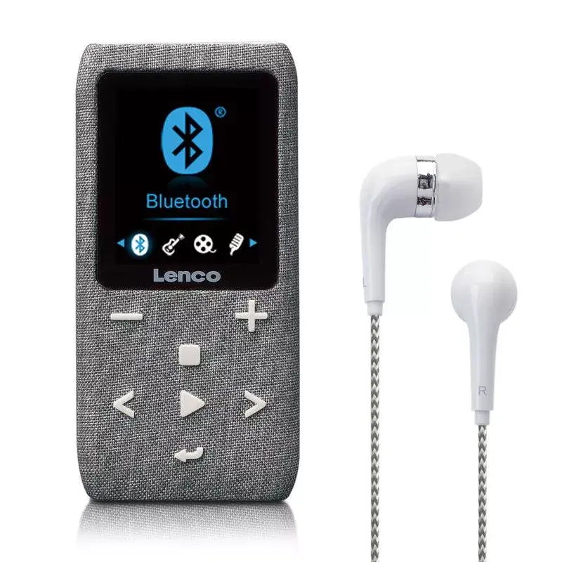 MP4 grotuvas Lenco Xemio-861 8 GB pilka USB 3.2 FM radijas