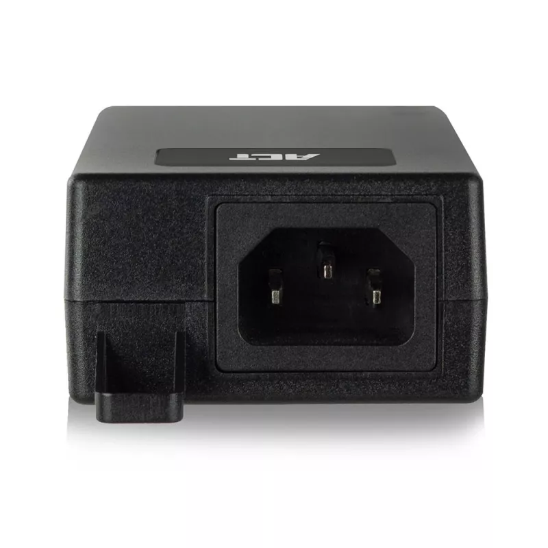 ACT Gigabit PoE+ (30W) Injektorius, Gigabit Ethernet, 10/100/1000 Mbit/s, IEEE 802.3, IEEE 802.3ab, IEEE 802.3af, IEEE 802.3at, IEEE 802.3u, juodas, 30 V, 100–240 V