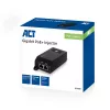 ACT Gigabit PoE+ (30W) Injektorius, Gigabit Ethernet, 10/100/1000 Mbit/s, IEEE 802.3, IEEE 802.3ab, IEEE 802.3af, IEEE 802.3at, IEEE 802.3u, juodas, 30 V, 100–240 V