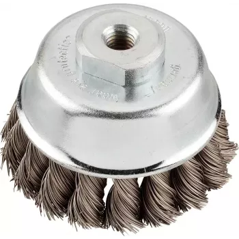 Šepečių puodelis KWB 719206 Vielinis ratas 6,6 cm