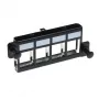 ACT adapterinė plokštė 4x keystone FTP, juoda, 1 vnt.