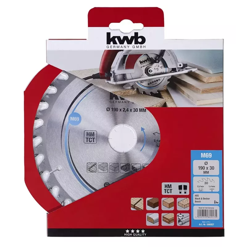 Pjūklo diskas metalui KWB 586957 1 vnt 351 g