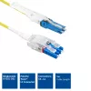 ACT 1 metro vienmodis 9/125 OS2 Polarity Twist uniboot duplekso šviesolaidinis kabelis su CS - LC jungtimis