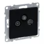 Legrand 765369 kištukinis lizdas TV + SAT juodas