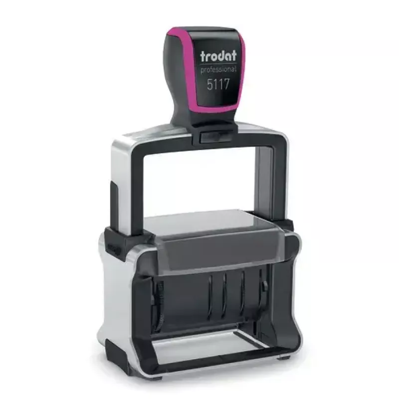 Savaime rašantis tekstinis/datos antspaudas Trodat 5117 — atspaudas 4 x 46 mm, dydis 89×52×160 mm