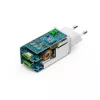 Hama 00201994 65W GaN greitasis įkroviklis su dviem USB-C prievadais, baltas