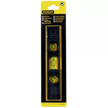 Gulsčiukas torpedinis Stanley 0,2m juodas Tikslumas 2mm/m