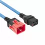 ACT maitinimo laidas C19 IEC Lock C20 IEC Lock Dual Locking mėlynas 3 m 250 V 16 A