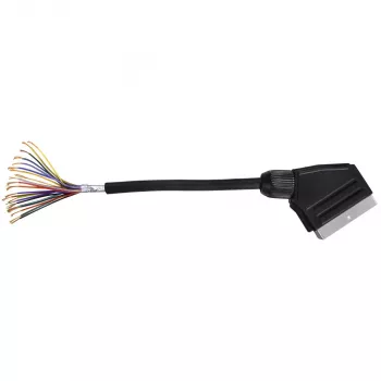 Hama 00205081 SCART laidas 1,5 m, SCART (21 kontaktų), juodas