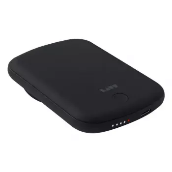 Power Bank LAUT PW02 5000 mAh belaidžiu įkrovimu juoda