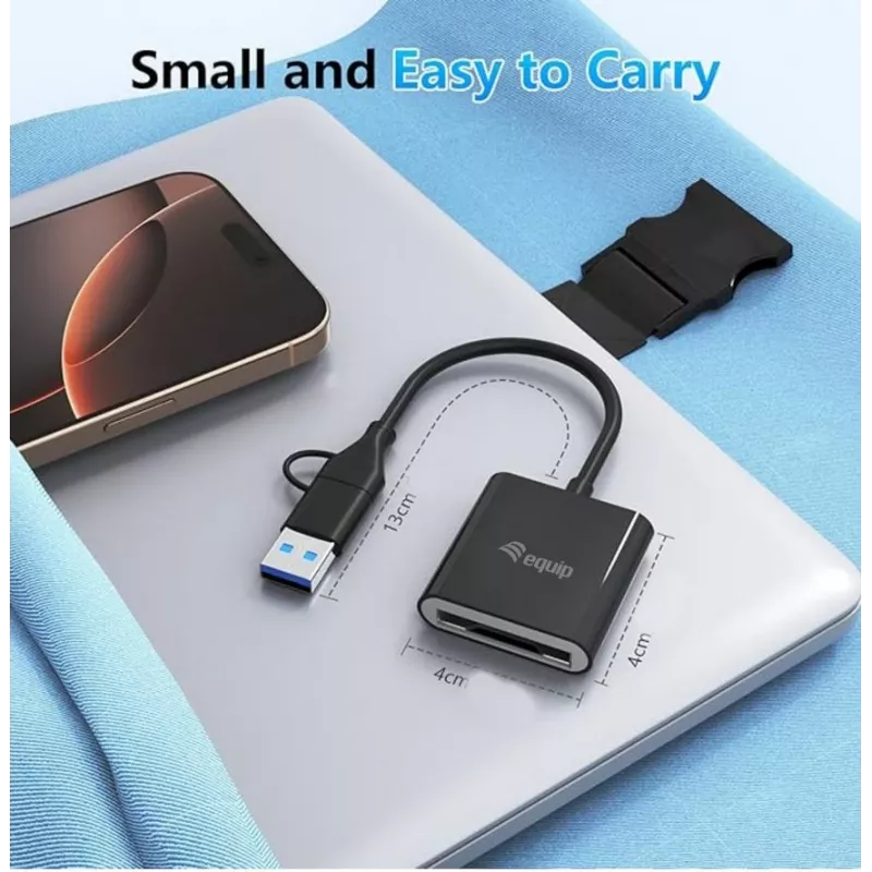 Card Reader Equip 245461 USB 3.2 Gen 2 Type-C Juodas CFexpress 2.0
