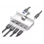 Equip 128967 USB 3.2 Gen 1 (3.1 Gen 1) Type-A šakotuvas, 4 prievadai, 5000 Mbit/s, aliuminis