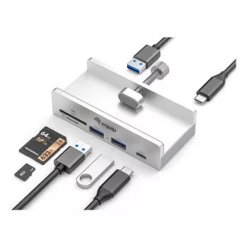 Equip 128968 USB 3.2 Gen 1 (3.1 Gen 1) Type-A 5000 Mbit/s aliuminio USB šakotuvas