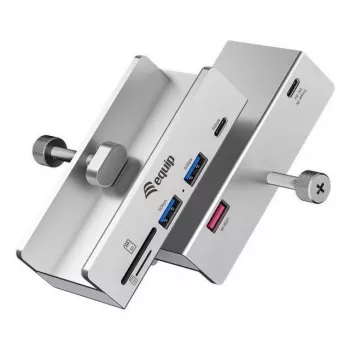 Equip 128968 USB 3.2 Gen 1 (3.1 Gen 1) Type-A 5000 Mbit/s aliuminio USB šakotuvas