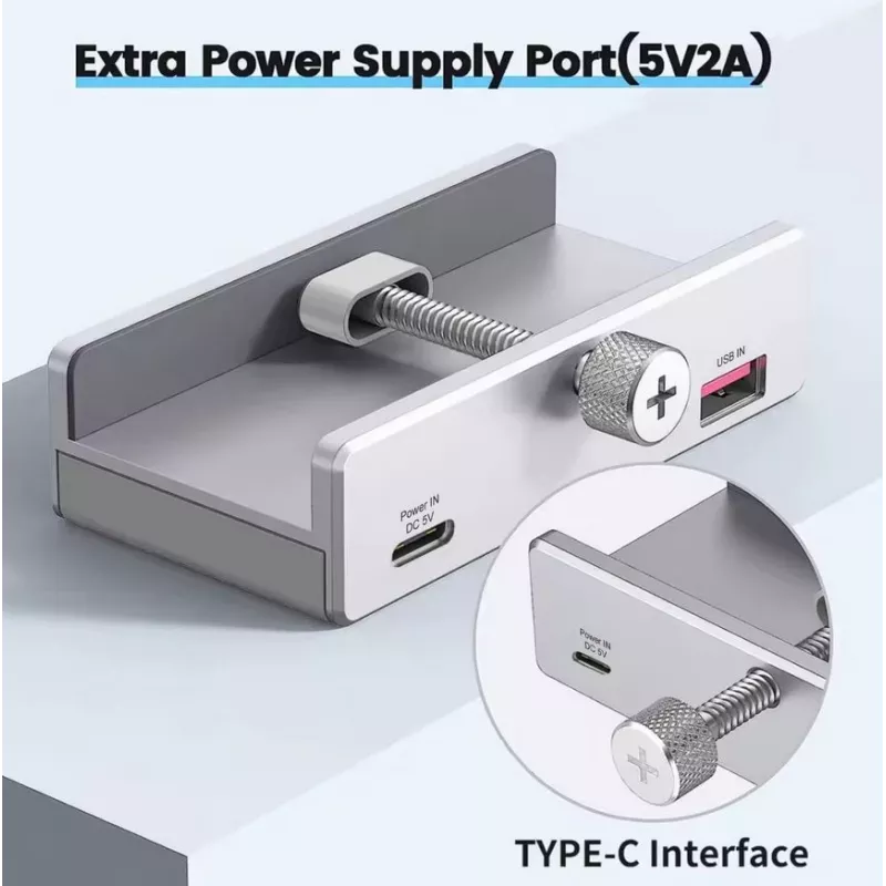 Equip 128968 USB 3.2 Gen 1 (3.1 Gen 1) Type-A 5000 Mbit/s aliuminio USB šakotuvas