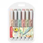 Marker STABILO swing cool NatureCOLORS 6 vnt. kaltinis antgalis įvairiaspalvis