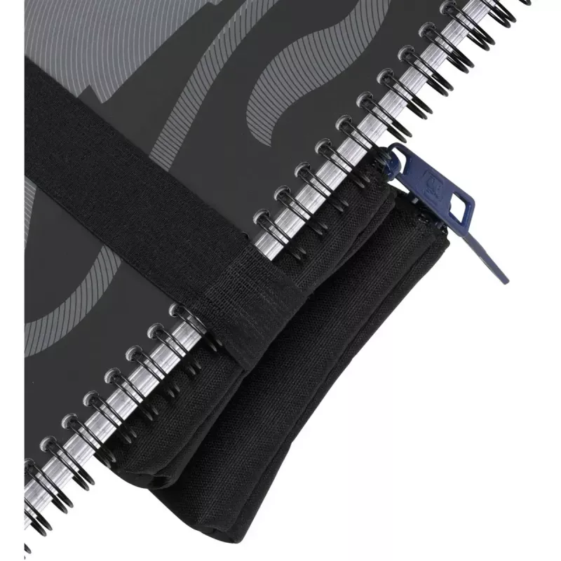 Minkštas penalas Oxford 400183590 juodas 220x70x90 mm
