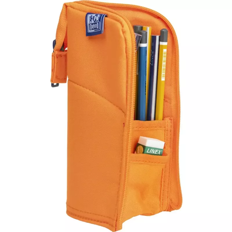 Minkštas penalas Oxford 400183528 Oranžinis 220x70x90 mm