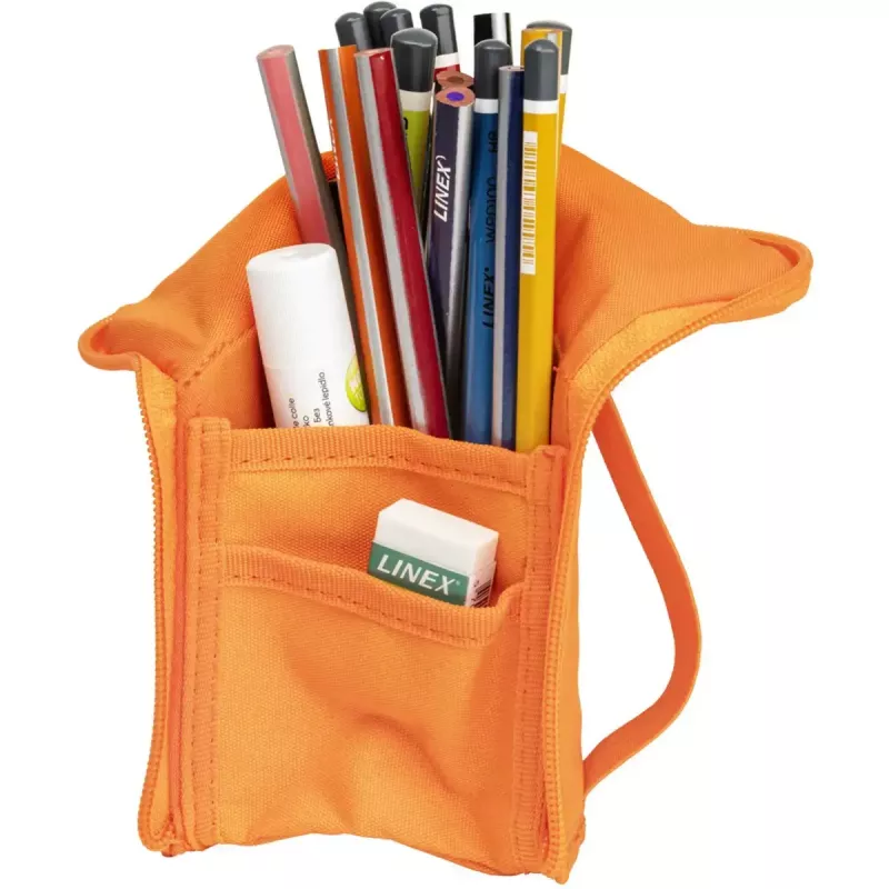 Minkštas penalas Oxford 400183528 Oranžinis 220x70x90 mm