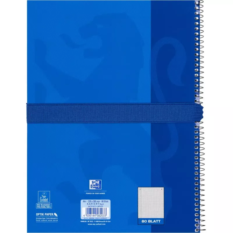Minkštas penalas Oxford 400183529 Mėlynas 220x70x90 mm
