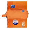 Minkštas penalas Oxford 400183506 Oranžinis 220x70x90 mm