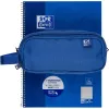 Minkštas penalas Oxford 400183522 mėlynas 220x70x90 mm